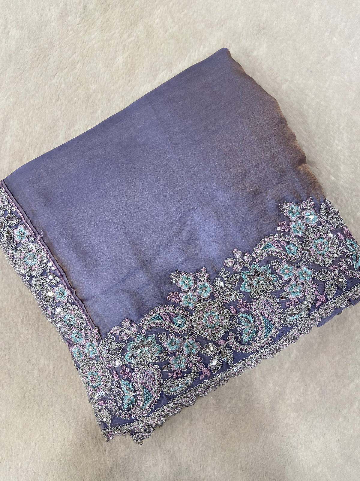 Designer cocktail saree