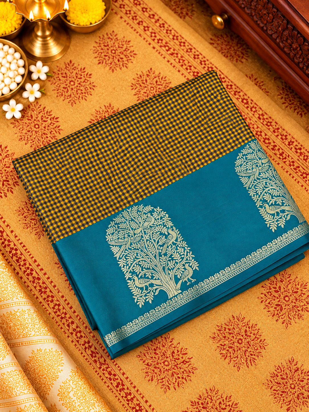 Premium Semi Kanjeevaram Silk Saree - 903000