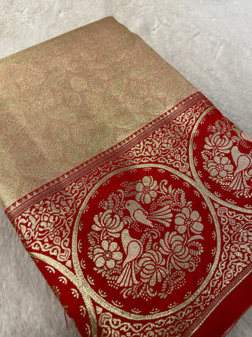 Bridal Semi Tissue Silk Saree