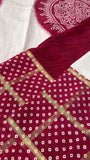 Premium Crepe Silk Saree With Bhandani Design