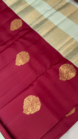 Pure Kanjeevaram silk mark certified saree