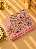 Premium Soft Organza Saree With Embroidery - 901991