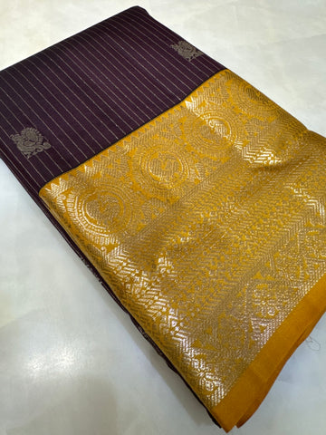 Pure Kanjeevaram silk mark certified saree