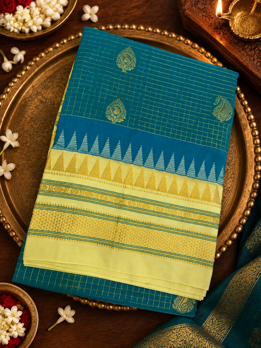 Premium Quality Gadhwal cotton Saree- 902478