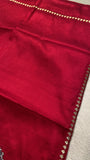 Premium Soft Chinnon Saree With Embroidery - 901982