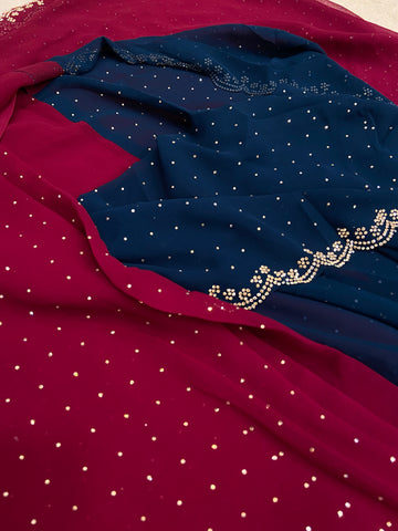 Pure Chinnon Saree