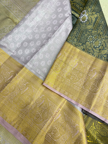 Bridal Tissue Semi Silk Saree