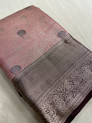 Bridal tissue semi silk saree
