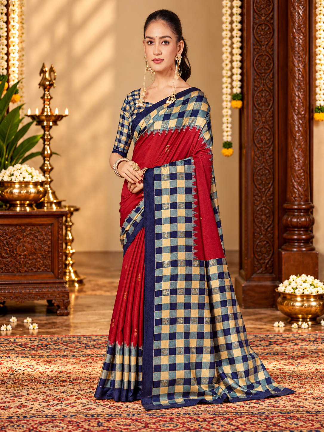 Premium Semi Patola Saree - 902930