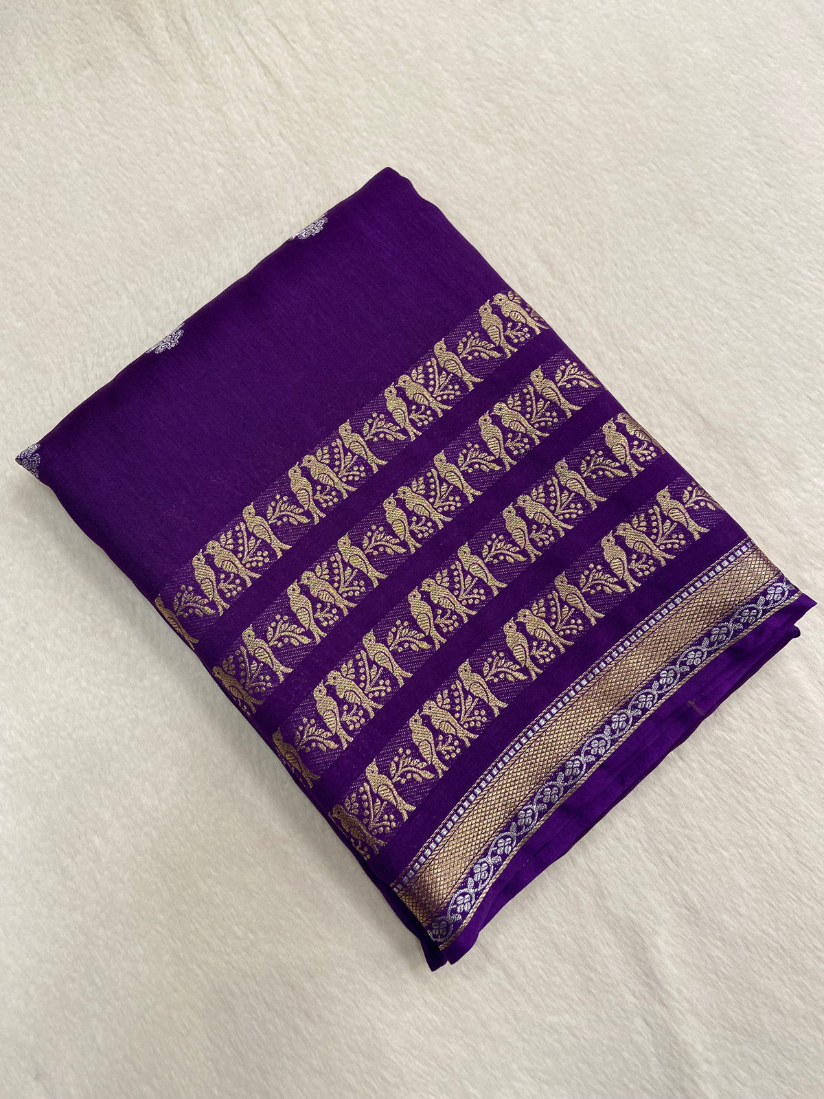 Premium Viscose Silk Saree💜