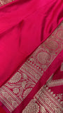 Premium Banarasi Crepe Satin Silk Saree
