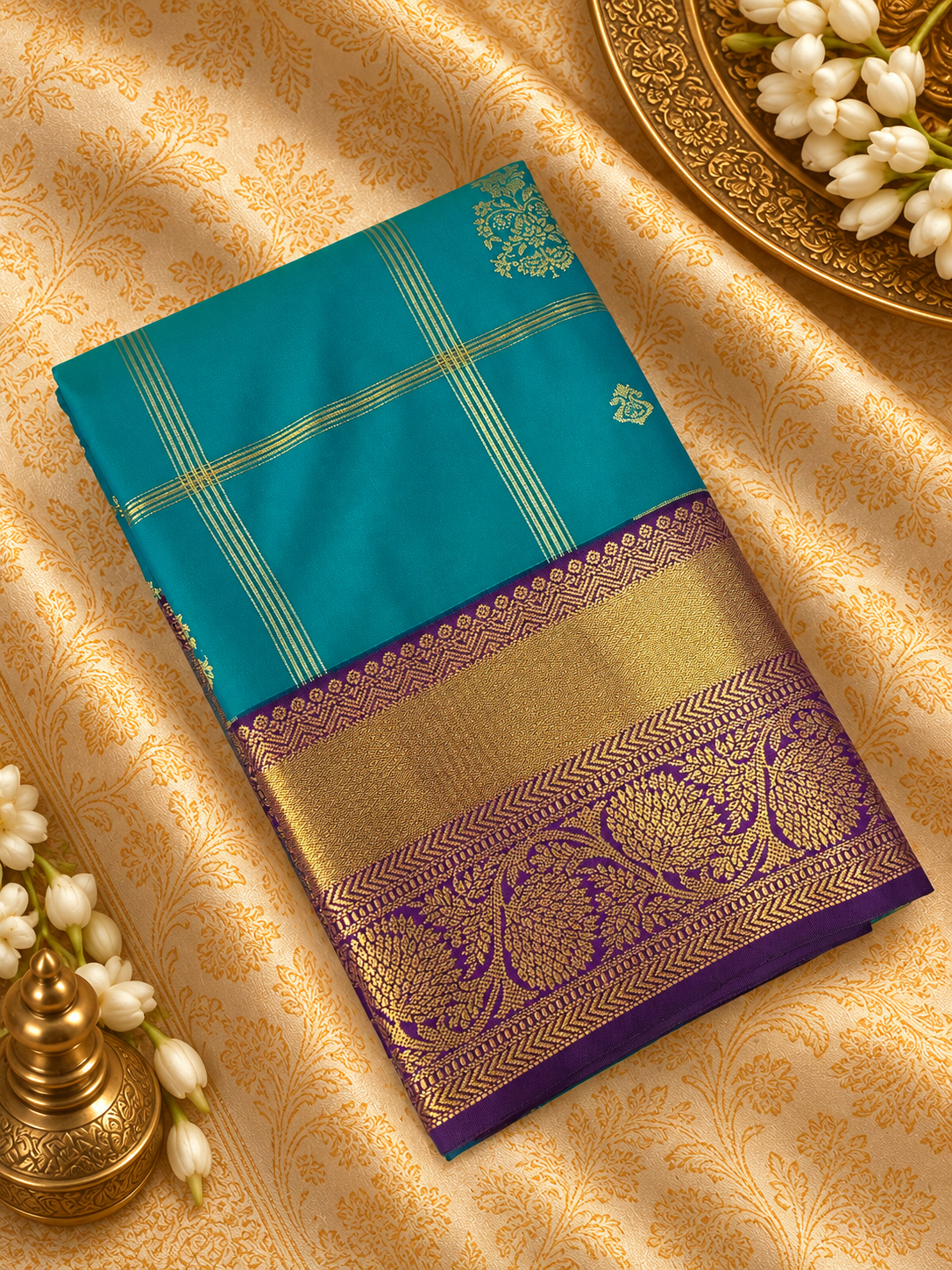 Premium Mini Kanchi Silk Saree - 902820