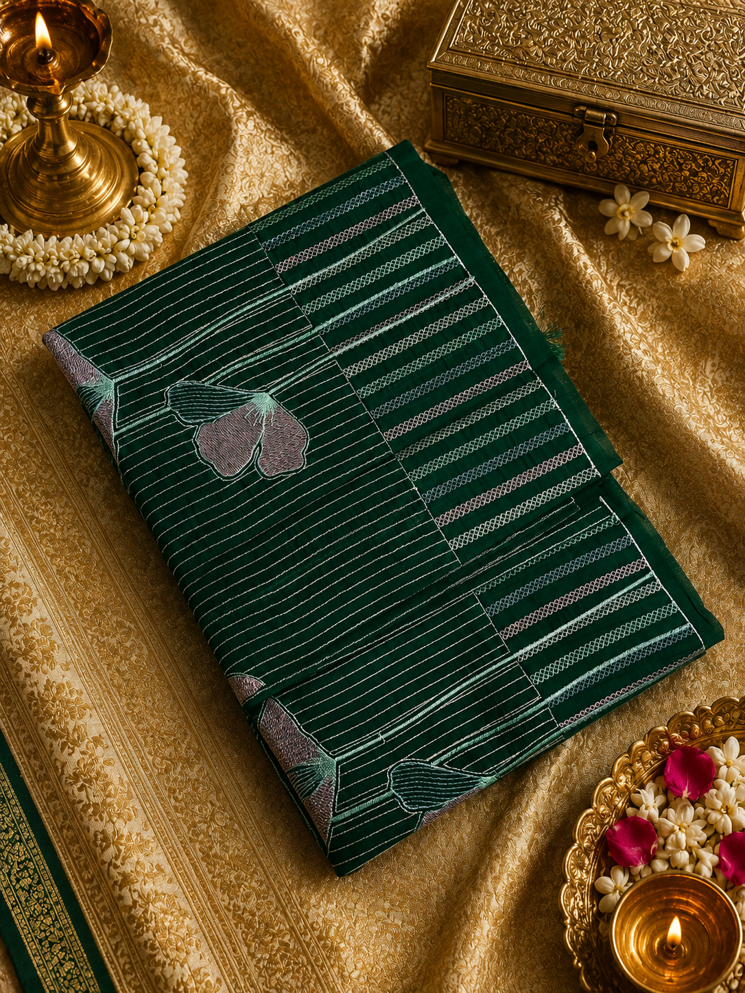 Premium Butter Silk Saree💚