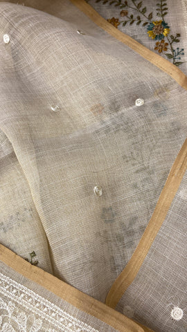 Premium Organza With Embroidery Saree