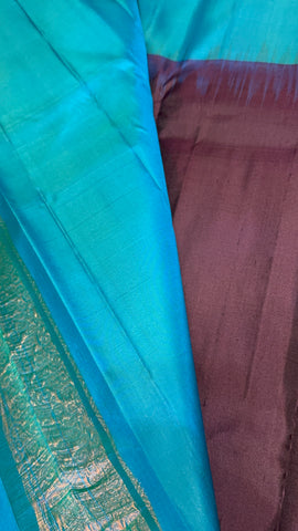 Pure zari handloom Kanjeevaram silk mark certified saree