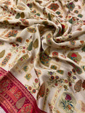 Premium Banarasi Crepe Satin Silk Saree - 902824