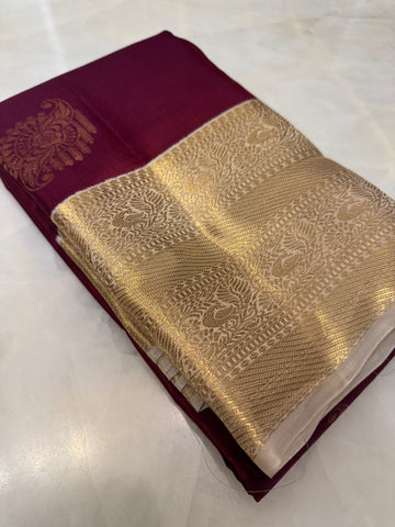 Half Mix Kanjeevaram Silk Saree