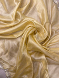 Designer cocktail organza saree