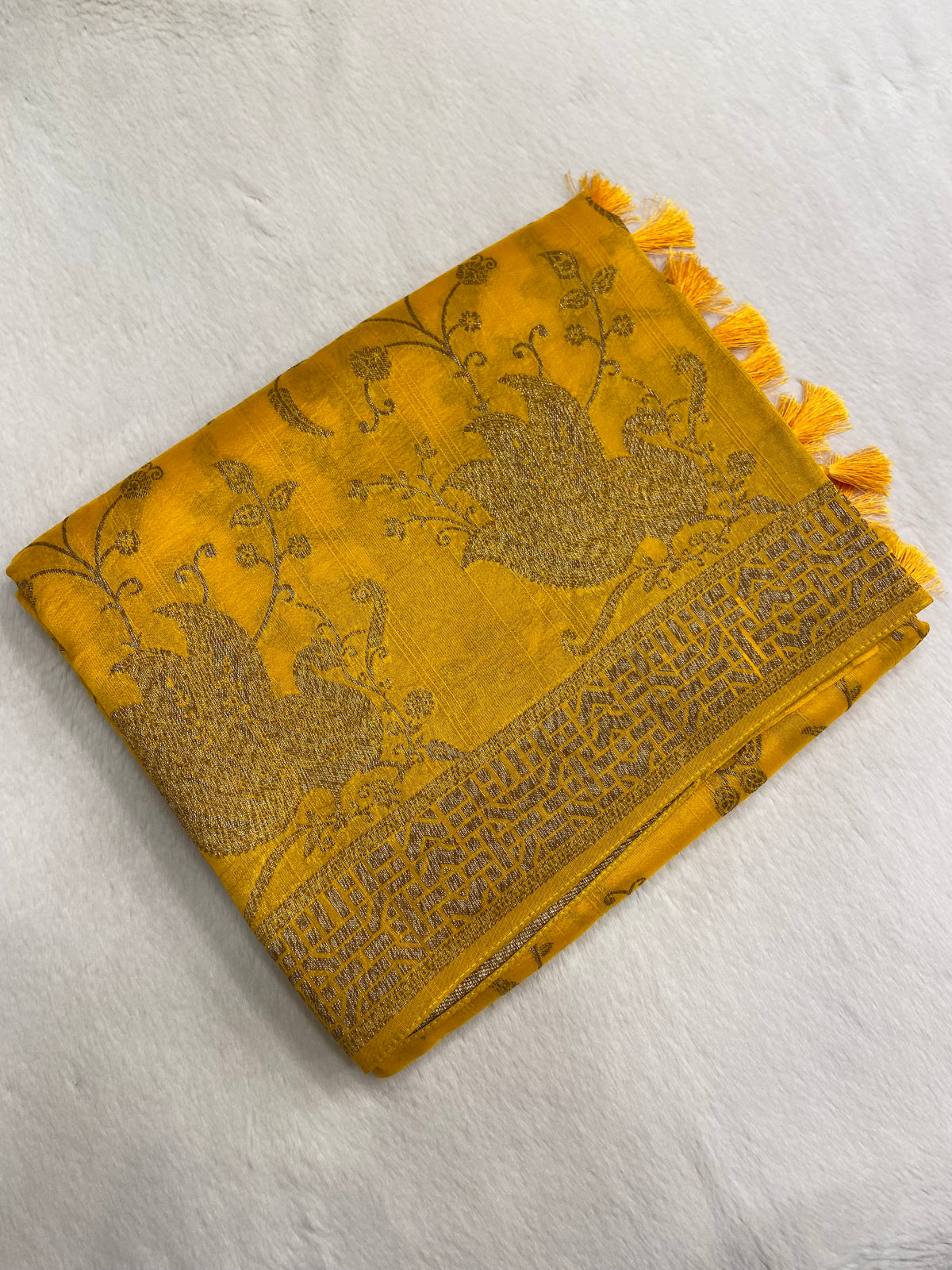 Premium Raw Mango Silk Saree✨