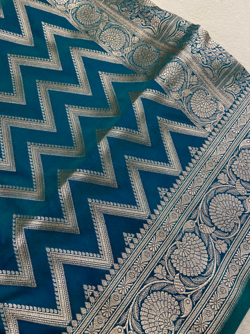 Premium Banarasi Crape Satin Silk Saree