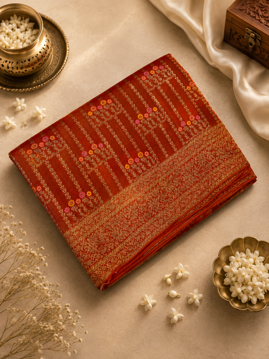 Premium Tassar Silk Saree💥