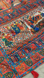 Banarasi Kalamkari Saree With Mirror Work