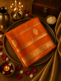 Pure Mix Crepe Mysore Silk Saree🧡