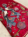 Premium Soft Chinnon Saree With Embroidery - 901982