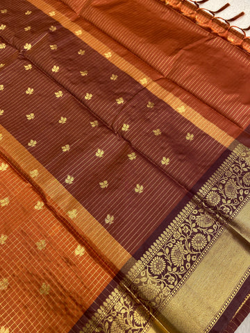 Semi Kanchipuram silk saree