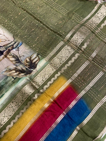 Premium Crepe Semi Silk Saree