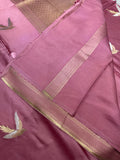 Pure crepe satin silk saree
