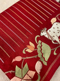Pure Tassar Saree With Embroidery - 901997