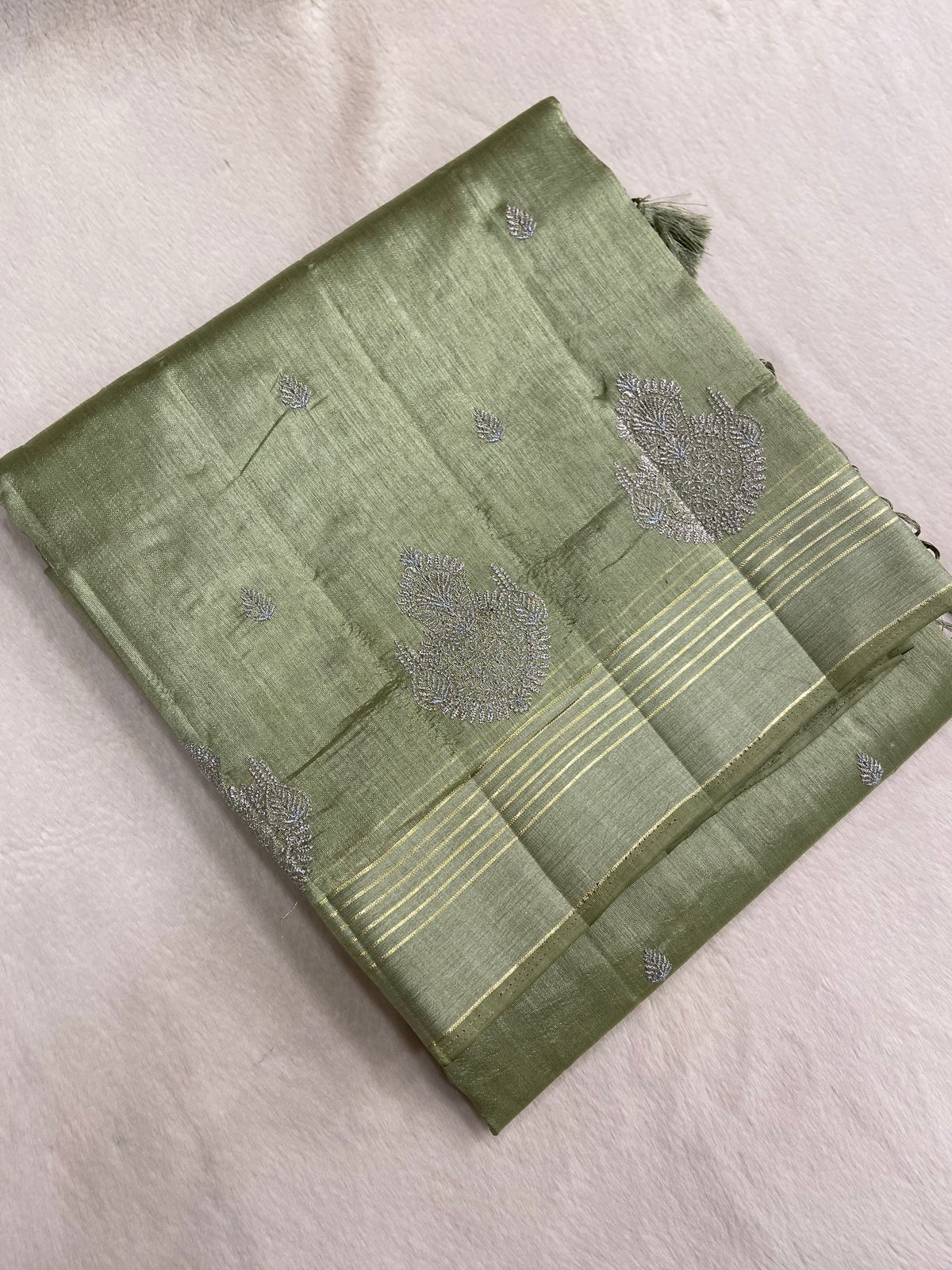 Butter silk saree