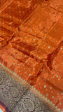 Pure mix crepe silk saree