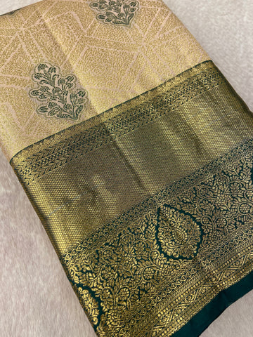 Bridal Semi Tissue Silk Saree