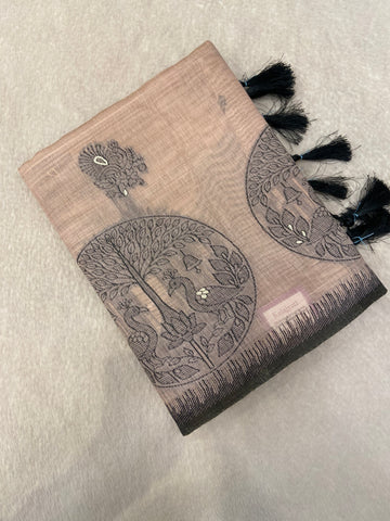 Premium Semi Chanderi Saree