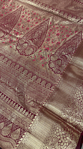 Premium Bridal Semi Kanchipuram Silk Saree