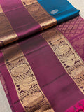 Pure Kanjeevaram Soft Silk Saree