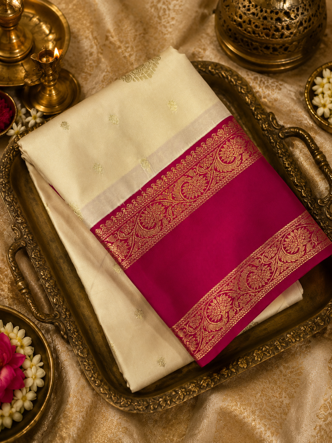 Premium Semi Kanchipuram Silk Saree