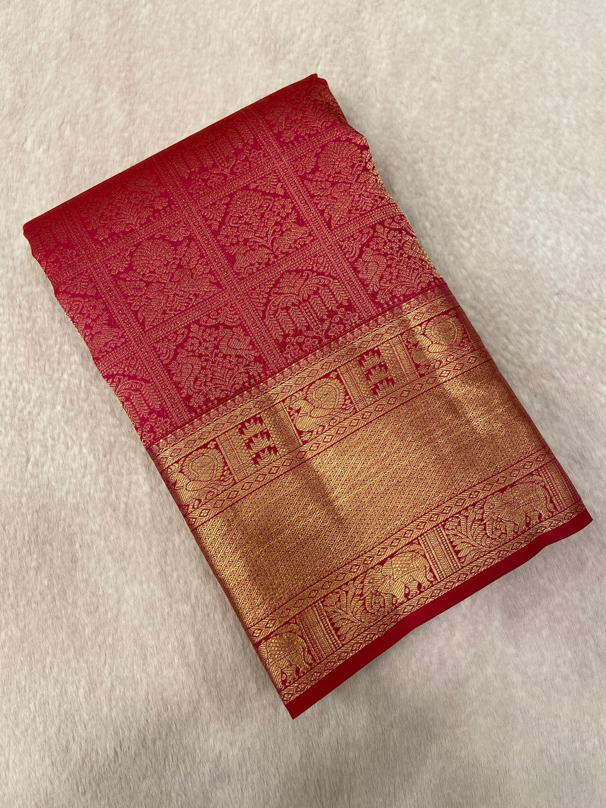 Pure Handloom Kanjeevaram Silk Mark Certified Saree