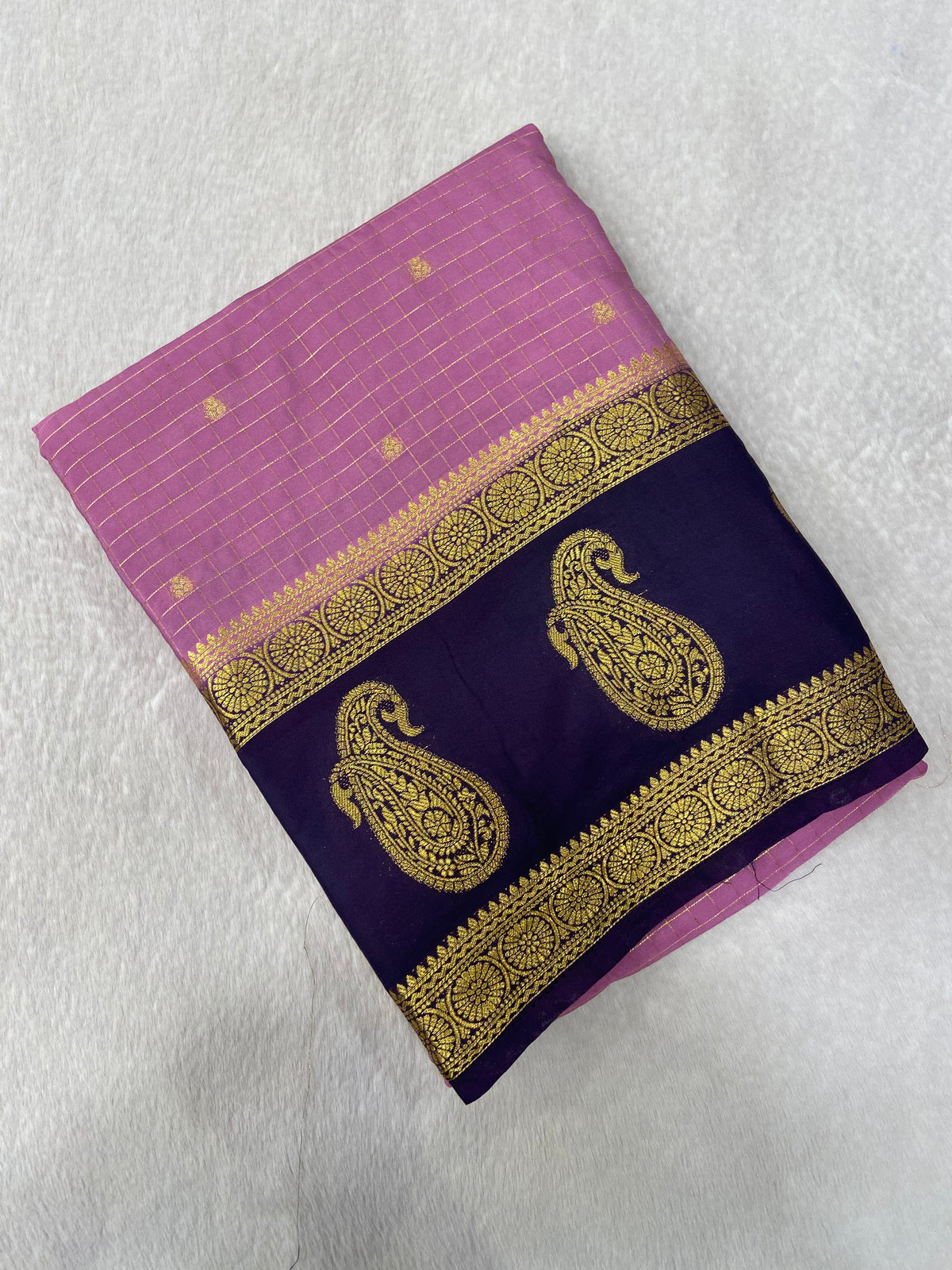 Premium Semi Mysore Crepe Silk Saree