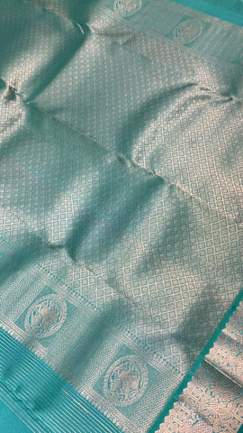 Half mix Kanjeevaram silk saree