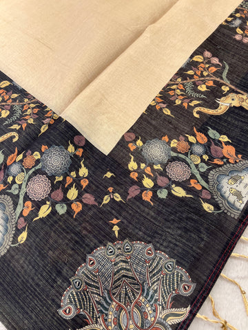 Premium Soft Tassar Silk Saree