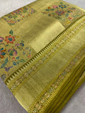 Premium Pashmina Silk Saree - 902053