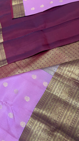 Half mix Kanjeevaram silk saree
