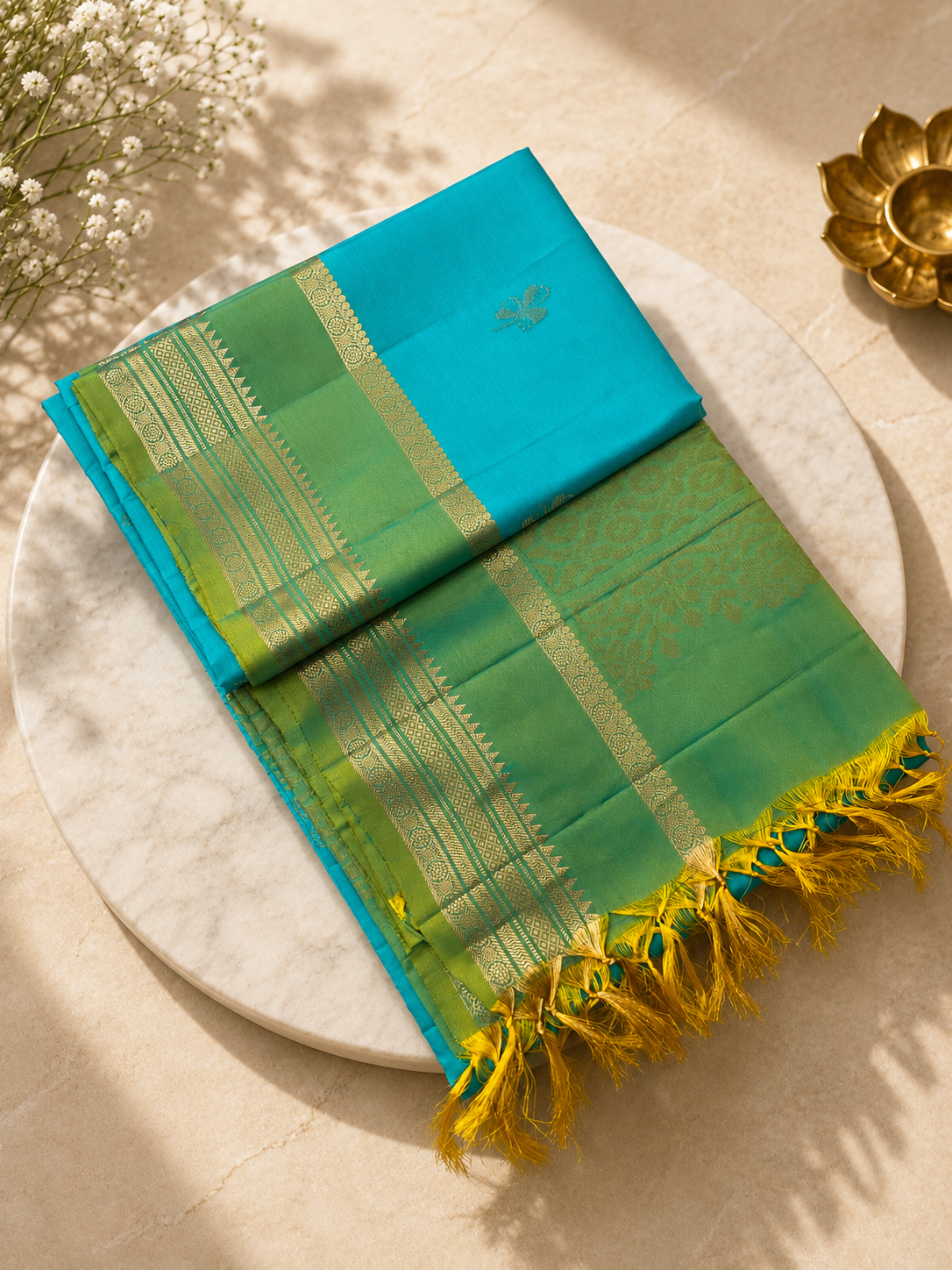 Pure Kanjeevaram Soft Silk Saree
