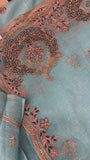 Premium Crush Organza Saree