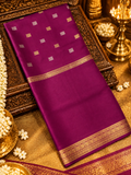 Premium Semi Mysore Crepe Silk Saree - 902499