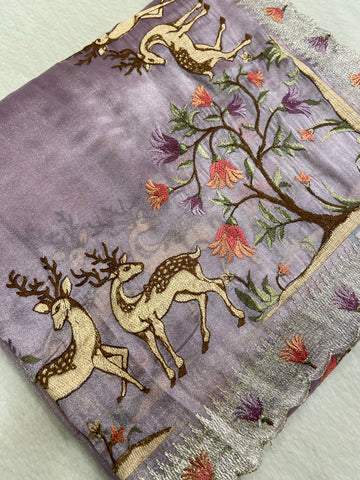 Premium Tissue Organza Saree