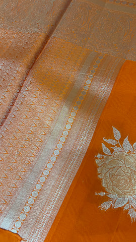 Pure Organza by Mashru silk saree